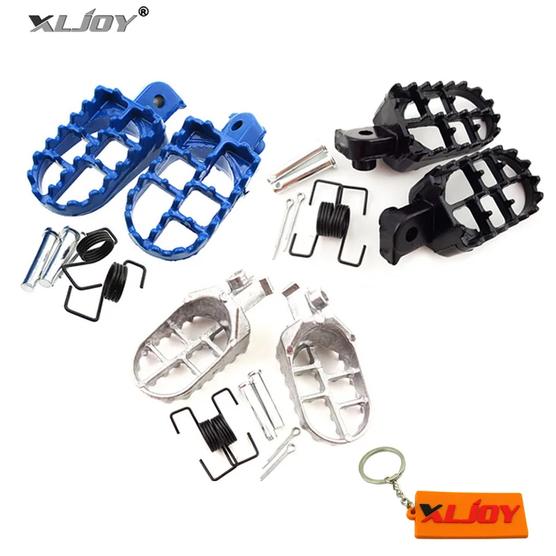 Motorcycle Foot Pegs Rests Footpegs For Suzuki DL650 V-Strom 2004-2012 DL 650 Honda XR50R CRF50 CRF70 CRF80 CRF100F Dirt Bike