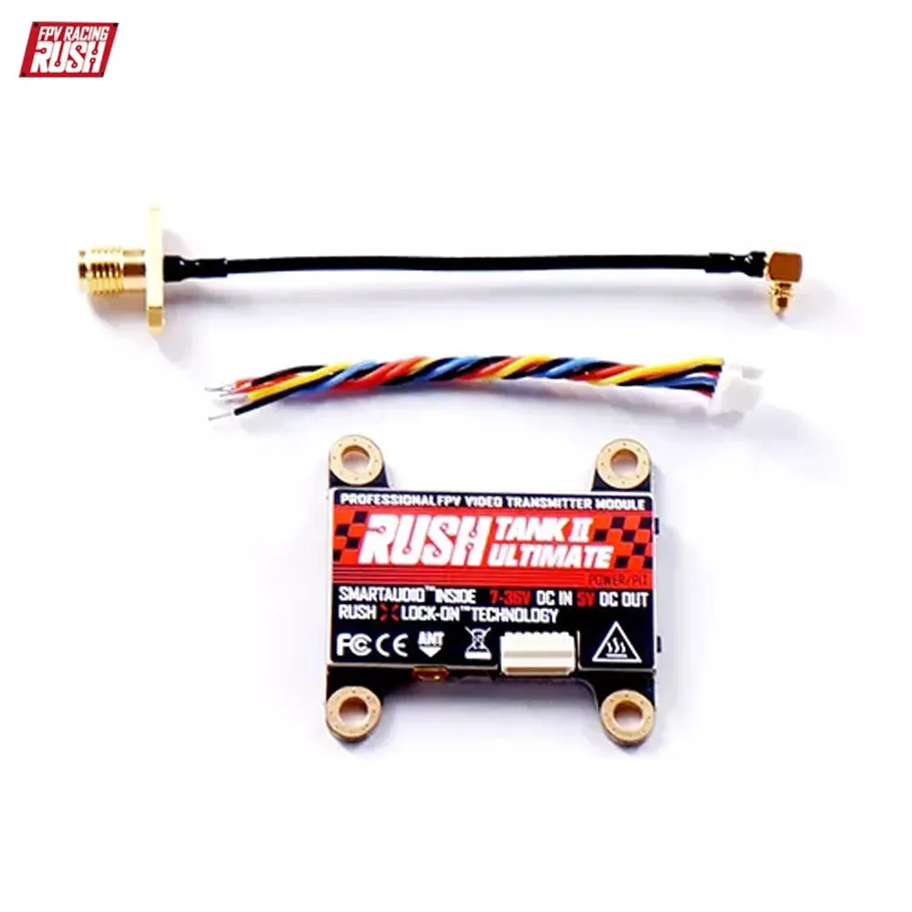 RUSH TANK II V2 Ultimate 5.8G 48CH Raceband PIT/25/200/500/800mW Commutabile 2-8S VTX FPV Trasmettitore per RC Quadcopter Parti RC