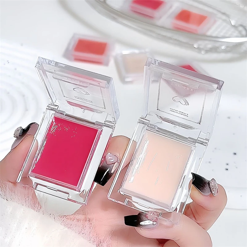 DIKALU Kremowy Rozświetlacz do Policzków z Efektem Lustra, Nawilżający, z Teksturą Błyszczyka, Przenośny, Wielofunkcyjny, Rozszerzający Zakres Makijażu Twarzy