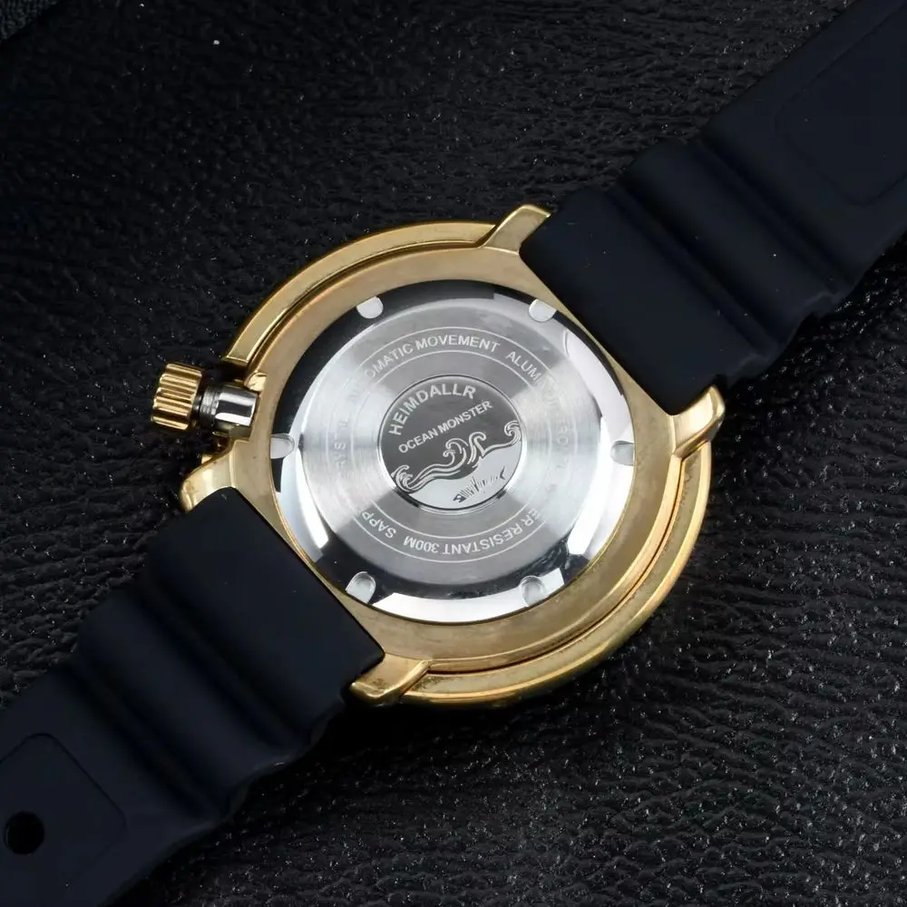 Heimdallr New Automatic Watch Tuna Mechanical Wristwatch Aluminium Bronze Diver 30Bar Waterproof C3 Luminous Sapphire NH35 Sport
