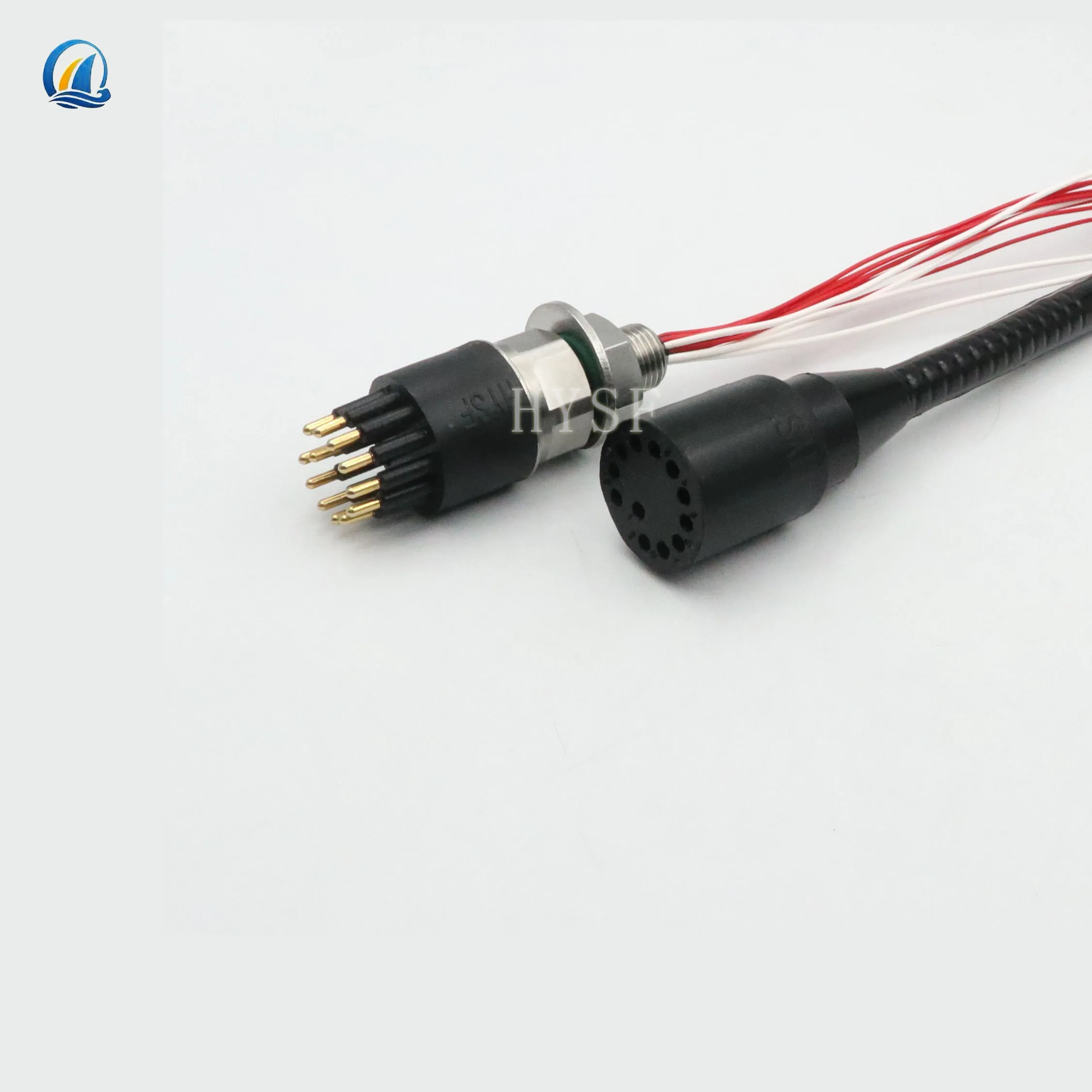 

IP69K Seacon MCBH12M MCIL12F, дополнительный Ethernet, круглый 12-контактный разъем «папа», перегородка, 316L, кабельный разъем для связи подводной лодки