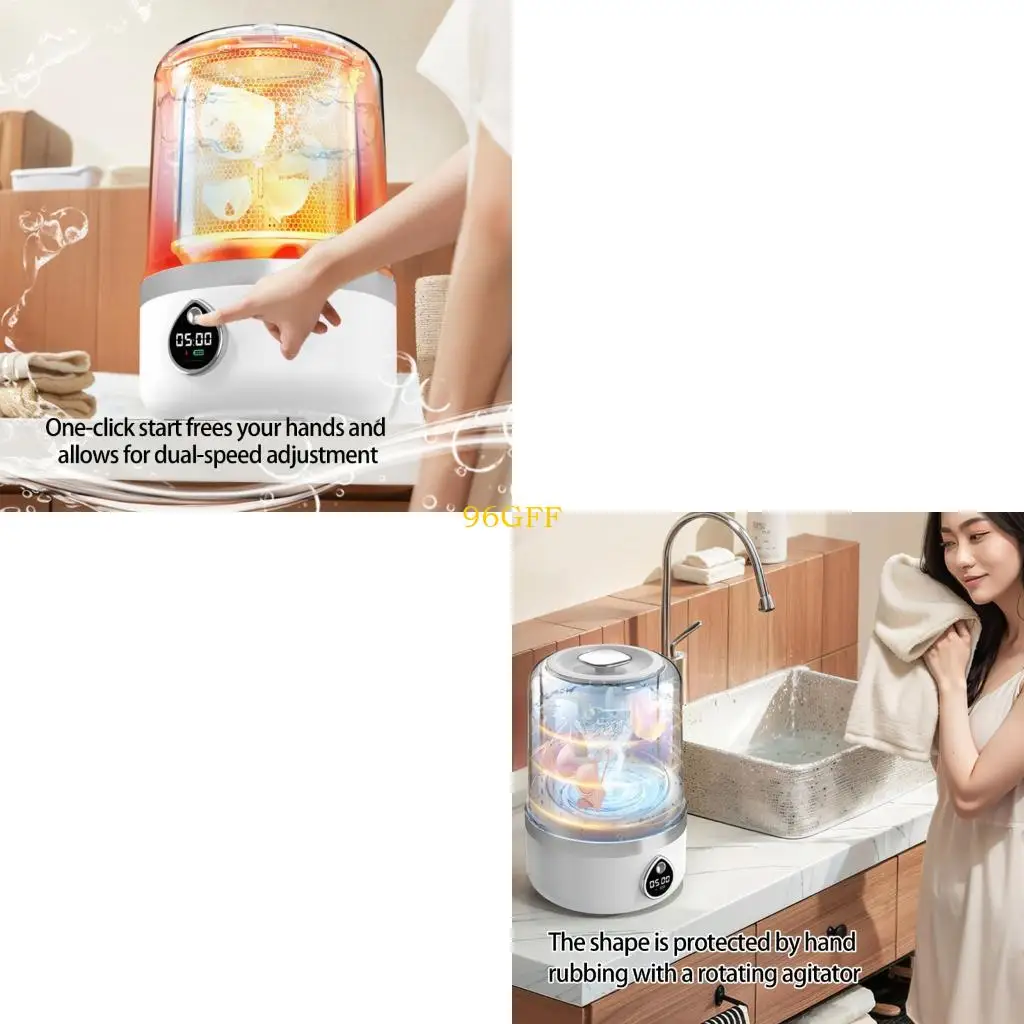 96GF 1.5L Laundry Washer Efficient Washer Quiet Dryer Efficient Washing Machine