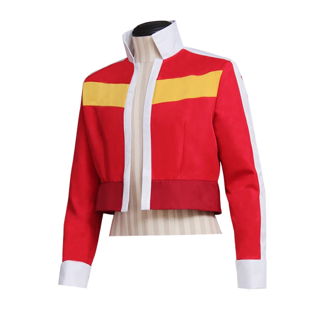 Anime Keith Akira Kogane Cosplay Costume For Men Fancy Red Stand Collar Jacket Halloween Carnival Party Comic Con Coat