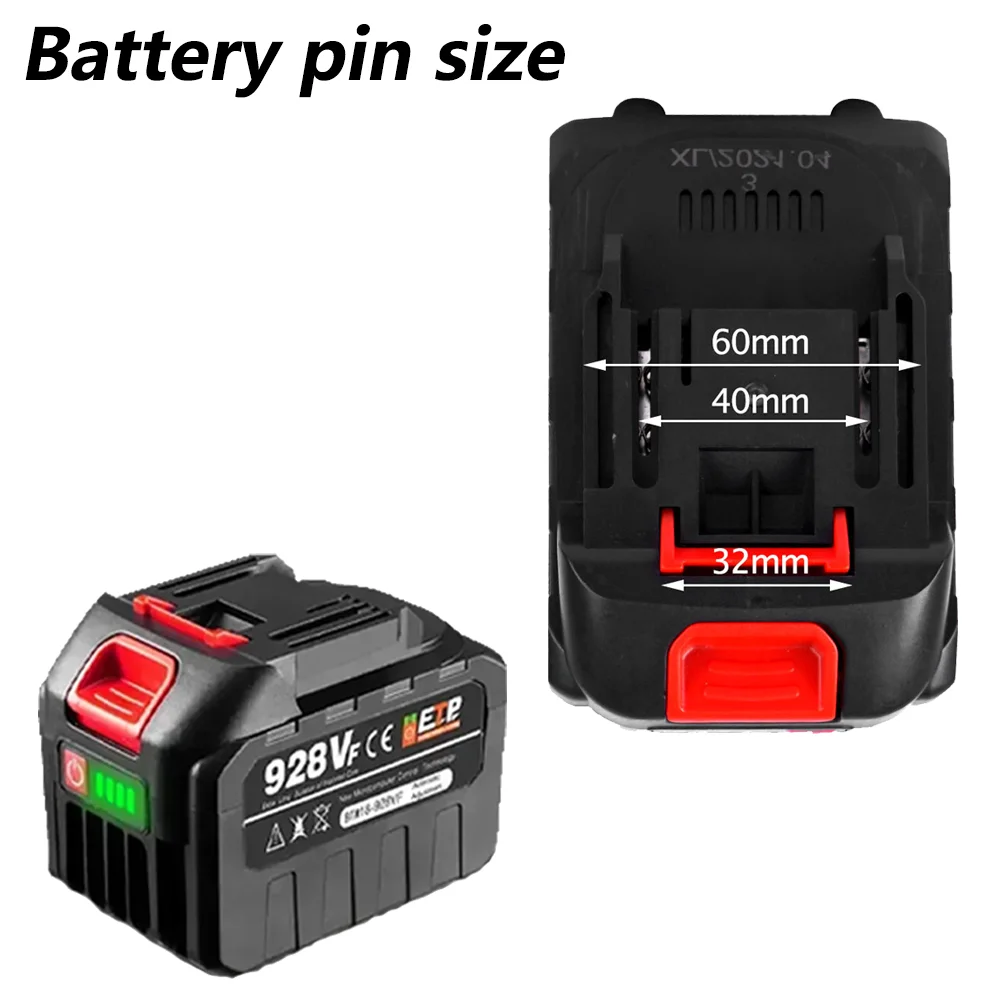 928VF 18V 20V 21V 22500mAh High Capacity Rechargeable Lithium Ion Battery for Electric Chainsaw Electric Drill Wrench Power Tool