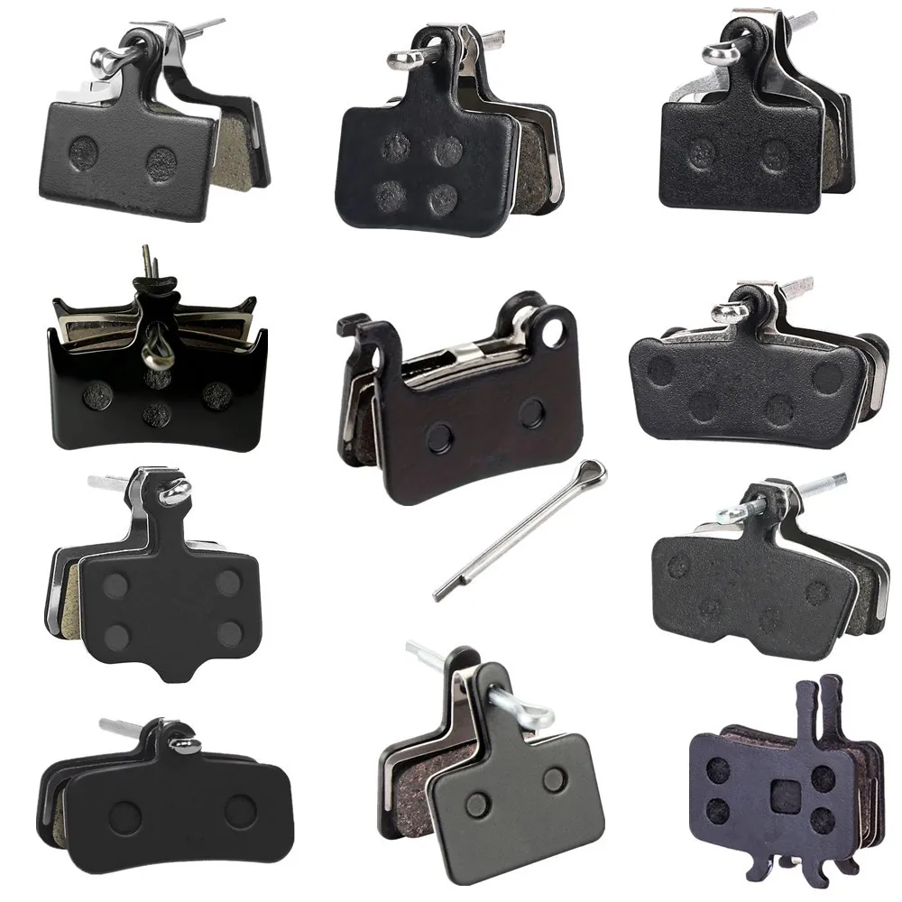 4 Pairs Bike MTB Semi-Metallic Hydraulic Disc Brake Pads For Shimano B01S G01S XT SLX Deore Sram Guide Level HRD Red Etap Magura