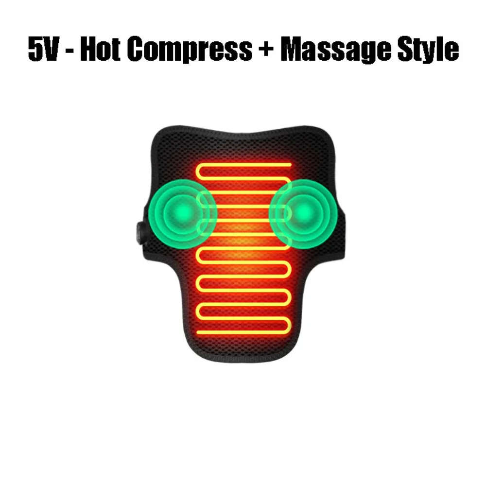 Quick Temperature Rise Neck Massager Vibration Massage 3000mAh Warm Neck Support Brace Heating&massage Far-Infrared Neck Brace