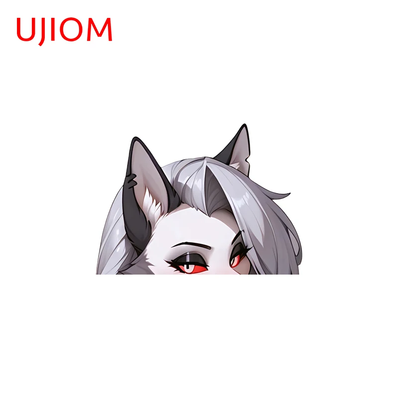 UJIOM Furry Loona No Correction Wall Sticker Fashionable Eye Catching Customizable Decal Delicate Wardrobe Vestibulec Decoration