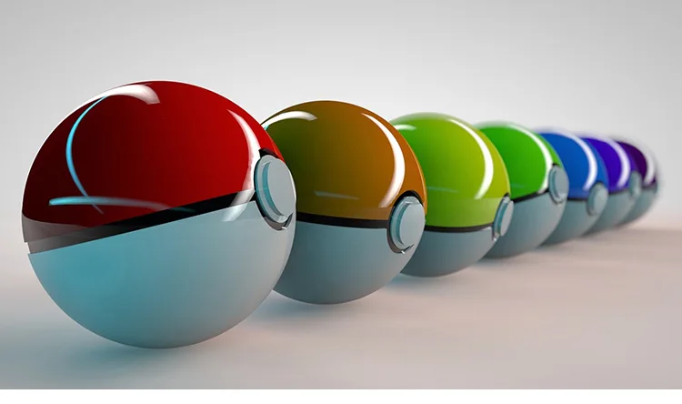 Pokémon Master Ball Spielzeug mit Mini-Figur Pokémon Spielzeug Geburtstagsgeschenk Weihnachtsgeschenk Inklusive Spielset für Kinder – Detail 1