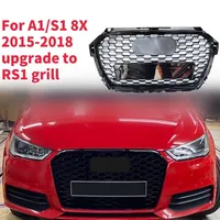 Racing Grills Front Hood Grille Car Front Bumper Grill Center Grille for RS1 Grill for A1 8X 2015-2018 for S1 2015-2018