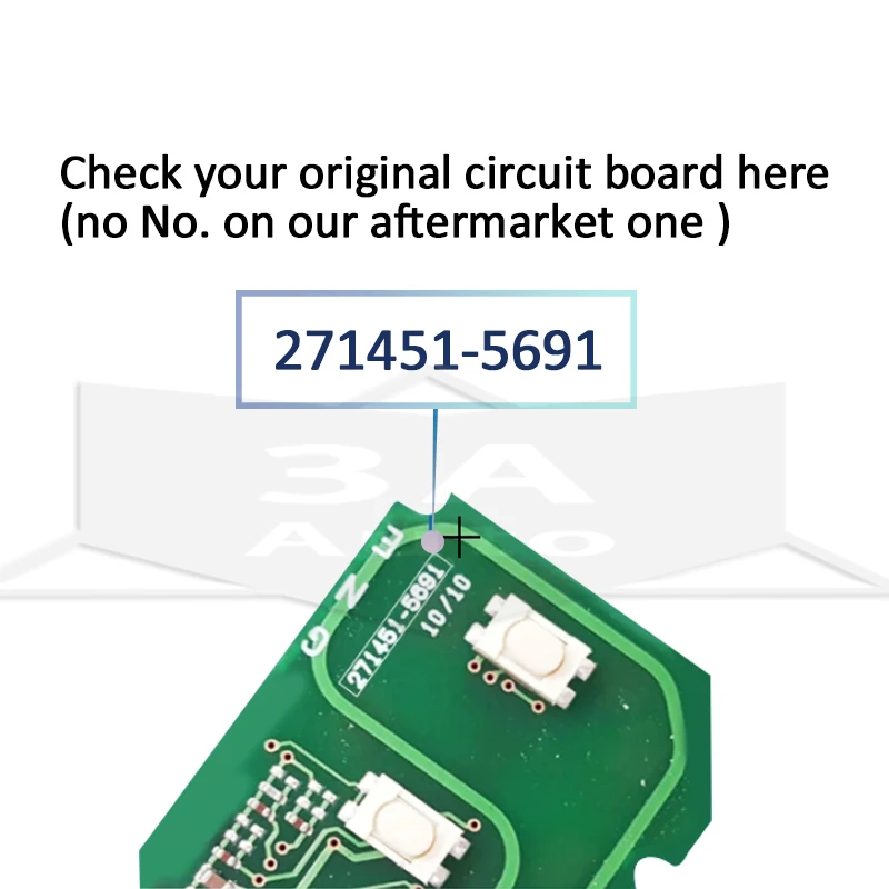 Chiavi per auto intelligenti per Toyota Sienna 2011-2020 Chiave telecomando automatica con ingresso 6 pulsanti 314,3 MHz ID 4D Chip FCC ID: HYQ14ADR 271451 -5691