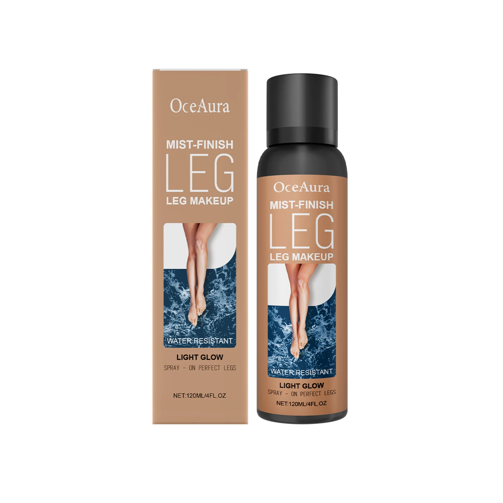 Leg Concealer Spray Self Tanning Long Lasting Waterproof Even Skin Tone Nourishing Legs Brown Boosting Spray Face Body Outdoor