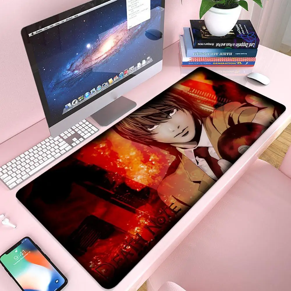 

Коврик для мыши Death Note Gaming 900 × 400 Коврик для мыши Gamer Xxl Коврик для мыши Офисные аксессуары Клавиатура Длинный коврик Коврик для компьютерного стола