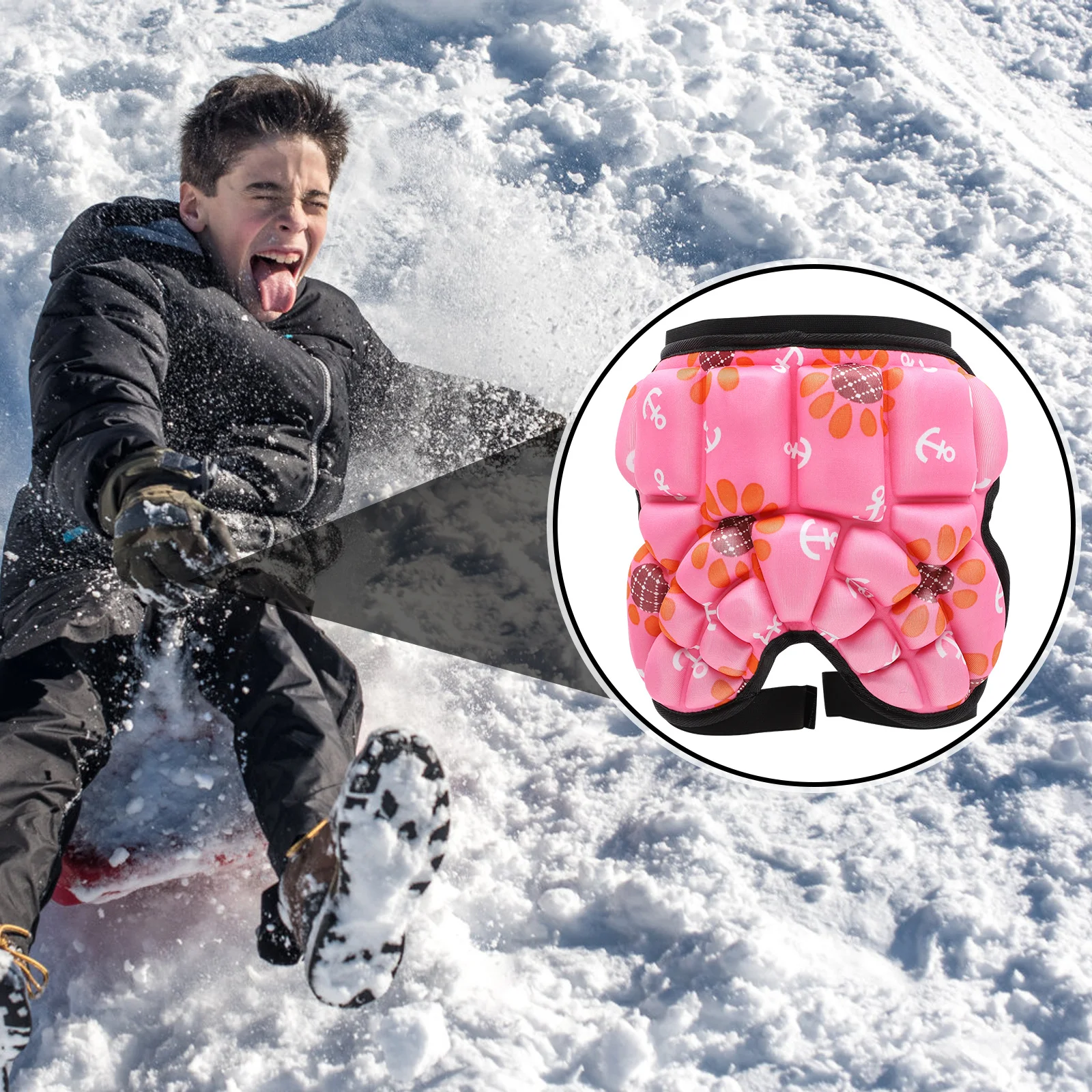 

1pc Hip Protector Pant Anti-Fall Butt Cushion For Adults Skiing Skating Snowboarding Cycling Mountain Bike