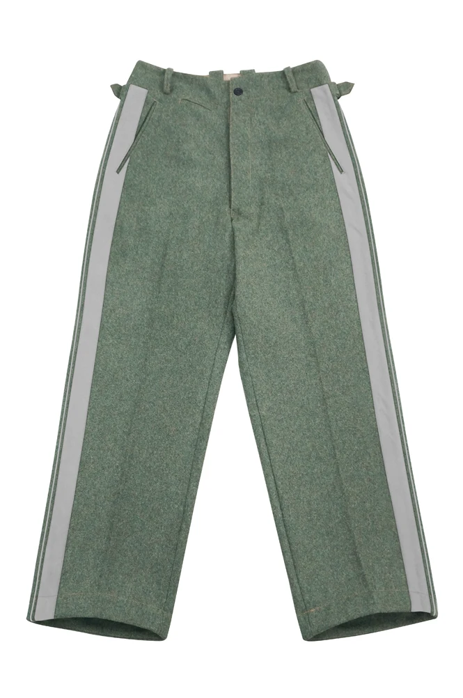 GUWN-027 WWII German Elite General Fieldgrey Wool Straight Trousers