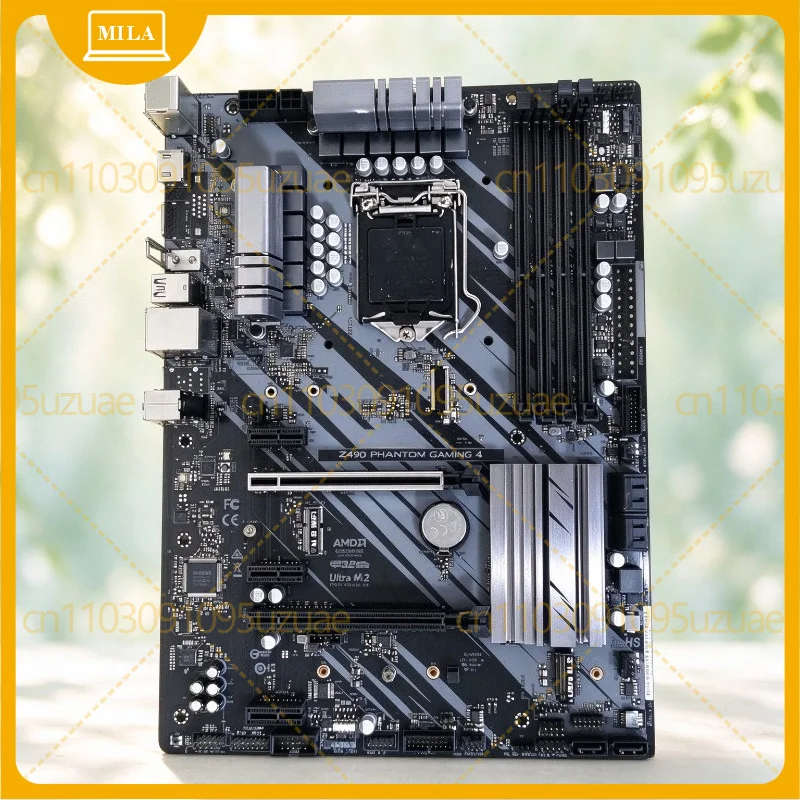 Desktop Motherboard Z490 Phantom Gaming 4 LGA1200 Socket 4xDDR4 Dual M.2 With WIFI for 10th Gen Core CPU Mainboard Replacement