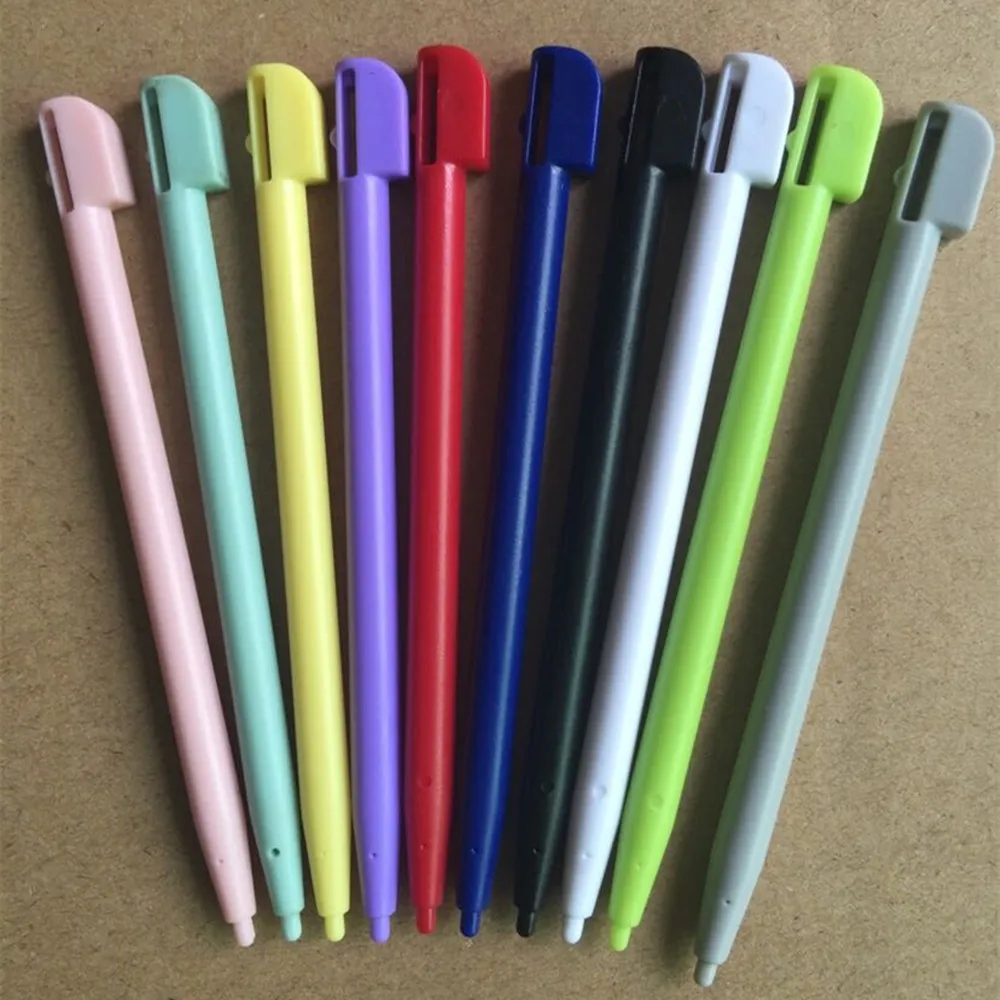 10000PCS Wholesale 10 Colors Plastic Touch Screen Stylus Pens for Nintend NDSL Game Accessories