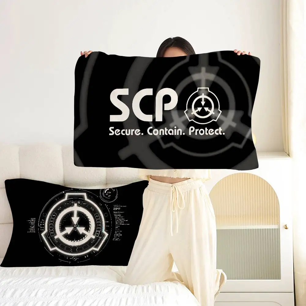 Popular Foundation Scp F-Foundation Game New Quick-Dry Polyester Pillow Towel - Anti-Head Oil Dirt-Proof Cover For Use