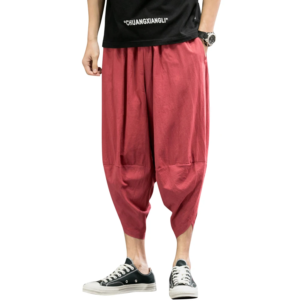 Pantaloni Haren da uomo pantaloni corti larghi a vita media estivi per la vendita di liquidazione in spiaggia trasporto di goccia all'ingrosso