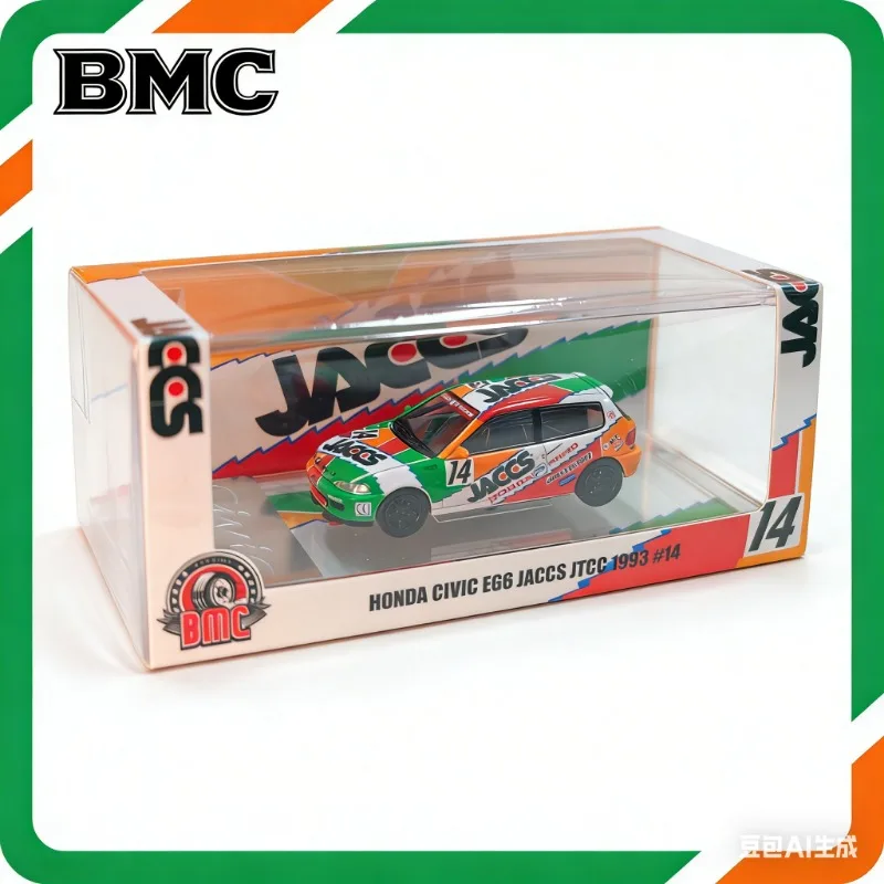 

Эксклюзивно на выставке BMC в Шэньчжэне: Коллекционная модель Honda Civic EG6 JACCS JTCC 1993 года в масштабе 1:64, литая из сплава, для взрослых коллекционеров и игрушка для мальчиков.
