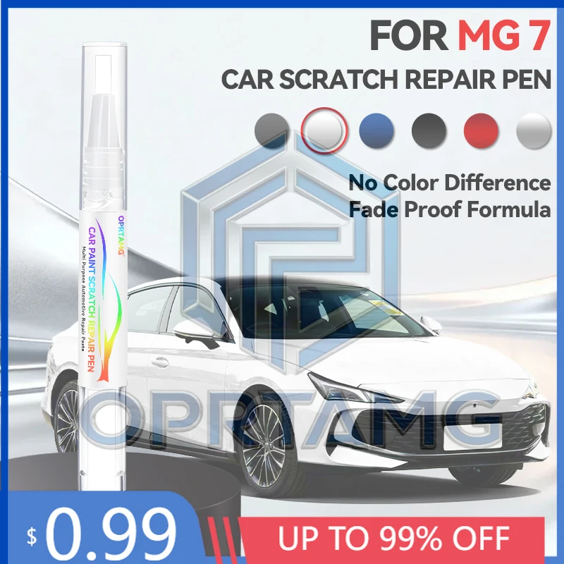 

Ручка-корректор для ремонта автомобильной краски 2026 года для MG Motor MG 7 2007-2025: аксессуары для устранения царапин, цвета: серый Rime, черный Jet Black, белый Glaze, зеленый.