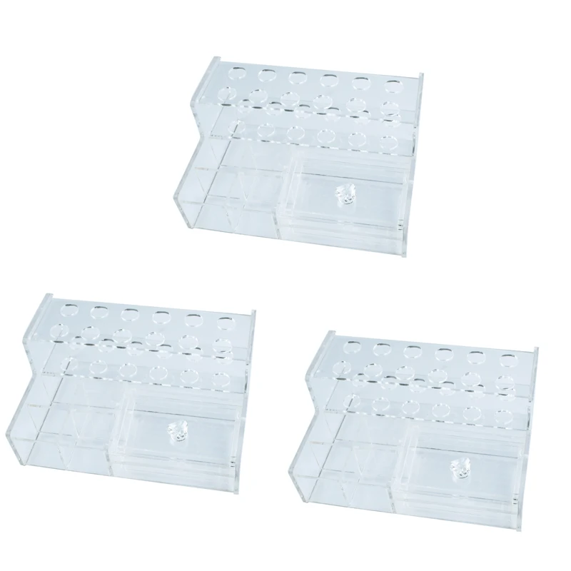 Dental Dispenser Holder Acrylic Organizer Adhesive Placement Syringe Frame Applicator Dental Supplies