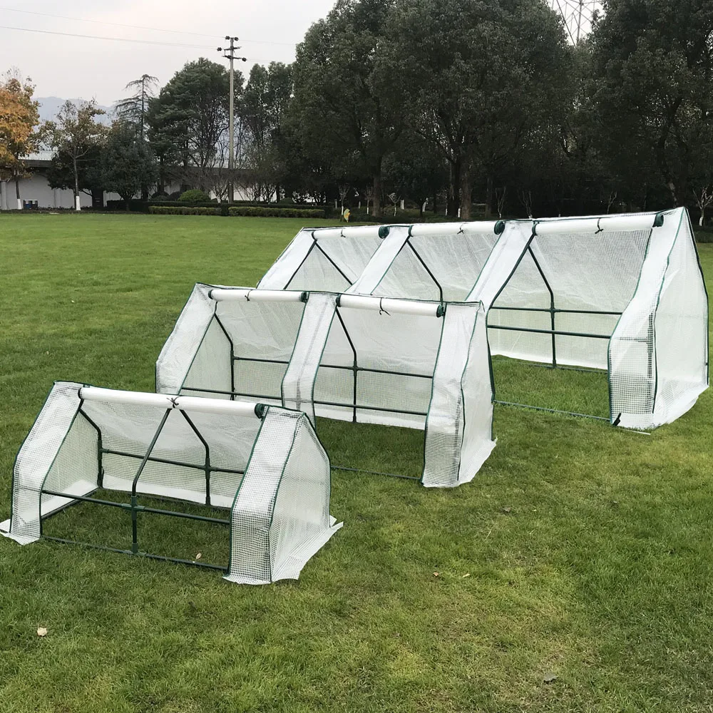 Portable Mini Greenhouse for Garden, Green House Frame with Cover, Outdoor Garden Warehouse, Fit for Planter or Garden Bed