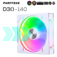 Phanteks D30-140 ARGB Case Fan 140mm CPU Cooling Fan 4PIN PWM Air Cooler Fans Wireless Splicing Computer Heat Dissipation Fan