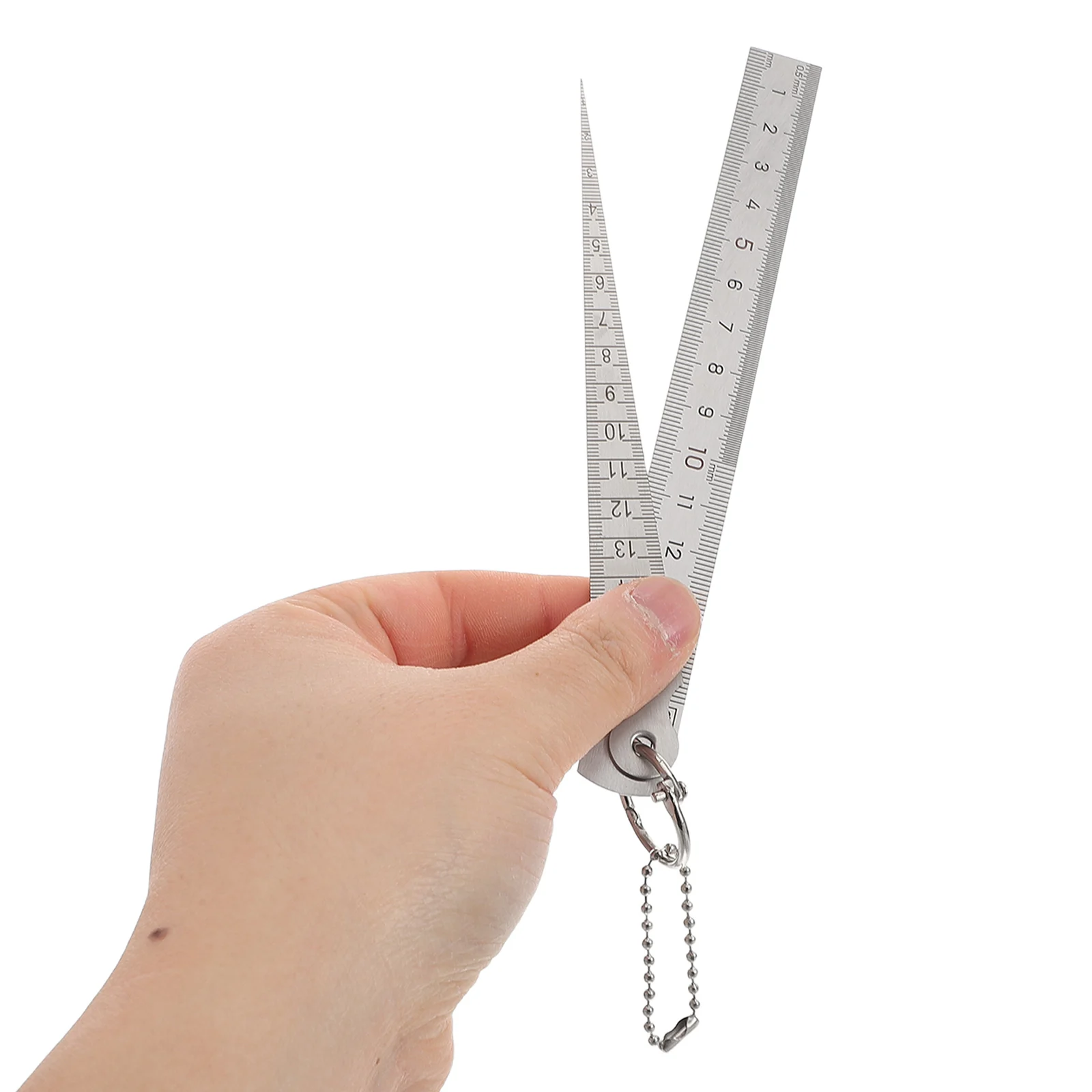 

Gap Measuring Gauge Stainless Steel 1-15Mm Multifunctional Tapered Feeler Tool for Automotive Brake Tools Car Tire Spark Plug