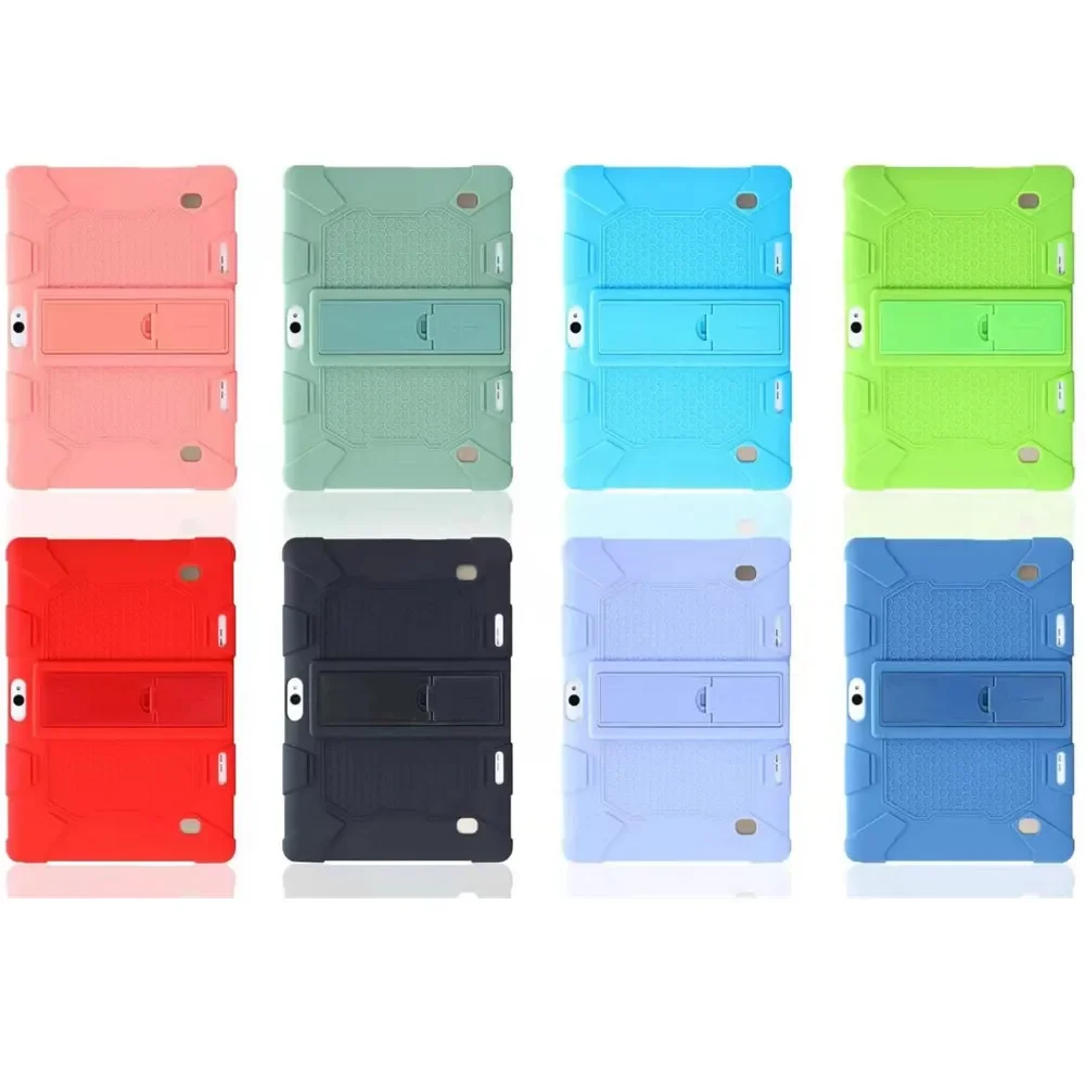 Funda Tablet 10.1 Uniwersalne etui z miękkiego silikonu na tablet z systemem Android 10 10,1 cala Miękkie, wstrząsoodporne etui L 9,44 cala W 6,69 cala — zdjęcie 3
