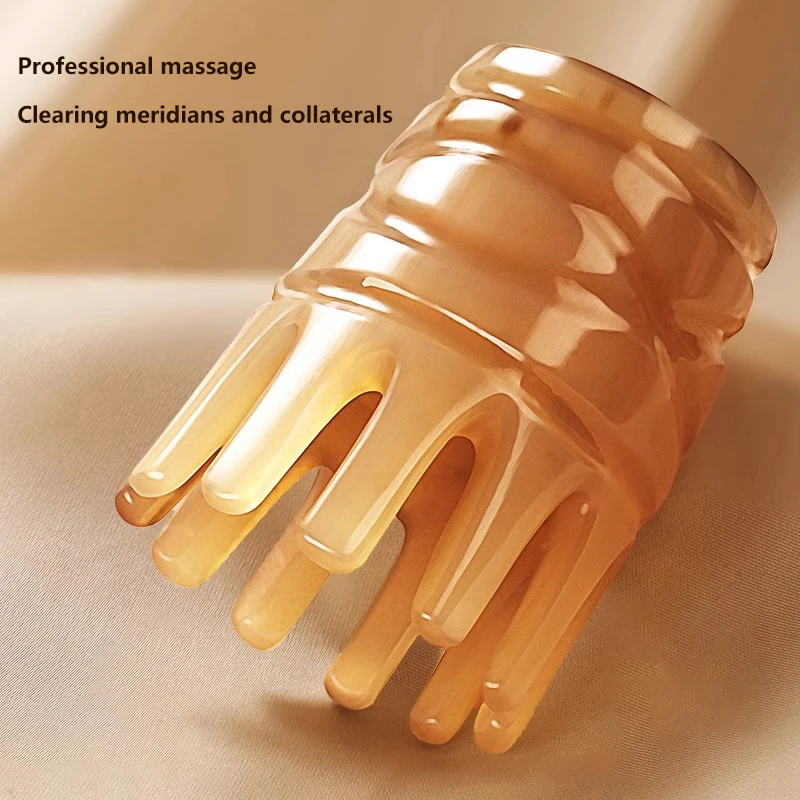 صالون تصفيف الشعر الاحترافي لتدليك فروة الرأس ومضاد لتساقط الشعر وأمشاط واسعة الأسنان لوصلات الشعر