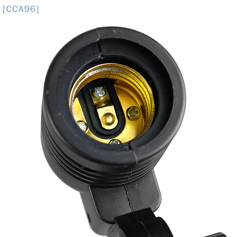 【CCA96】E27 цоколь переменного тока, держатель лампы с одной головкой, крепление для лампочки для фотосъемки с кабелем 1,8 м, подставка для лампочки