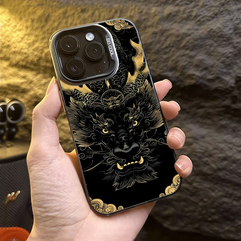 Funda IMD Antigolpes Dragón Totem para iPhone – Parachoques