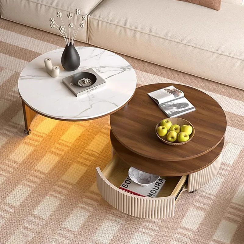 Unique Italian Coffee Table Writing Computer Mini Center Outdoor Dinner Side Table Service Kaffee Tische Chinese Style Furniture