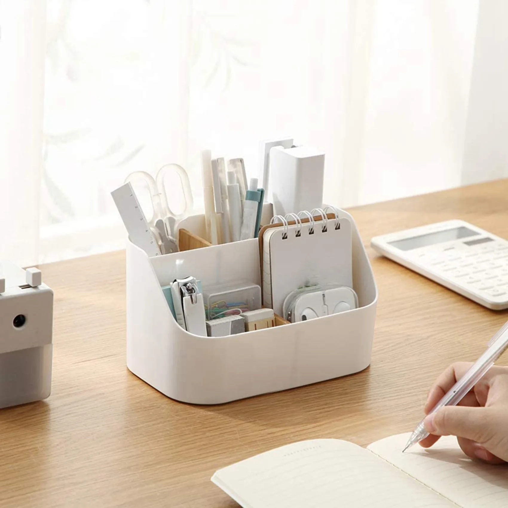 

Органайзер для рабочего стола AFOURT-2X, держатель для пультов, коробка для хранения косметики для дома и офиса