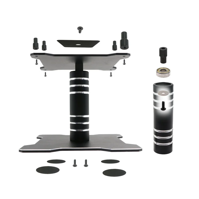 Estação de reparo de suporte de trabalho de exibição CNC 360 graus de rotação 150*124*104mm para 1/10 1/8 1/12 RC Car Tools Truck Buggy Crawler