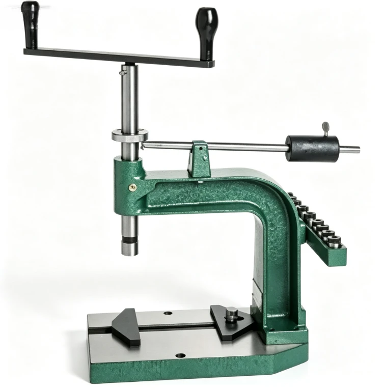 Manual Tapping Machine Hand Crank Benchtop Thread Maker M3-M12 Precision Tapper DIY Metalworking Tool No Electricity Needed