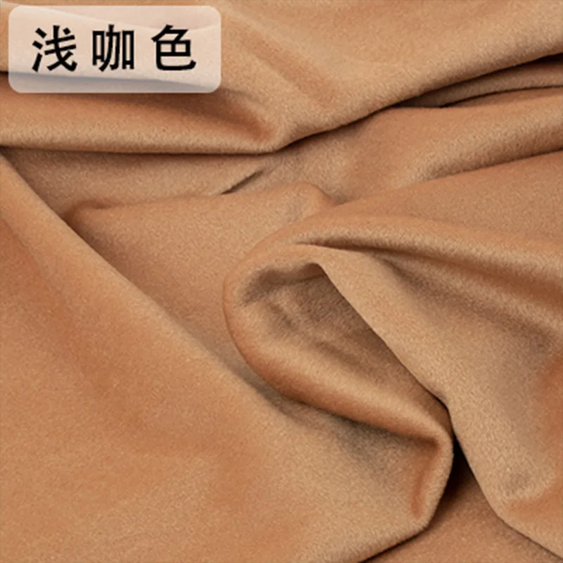 Good Wide 1PCS 150cmx50cm 100% Wool Fabric Autumn /Winter Single-sided Cashmere Coat Fabric Thick Wool Fabric Sewing Outerwear