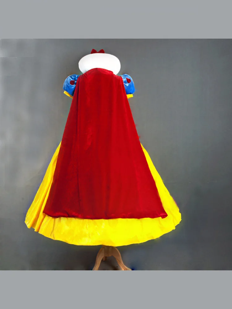 زي أداء مسرحي ليوم الطفل، مجموعة زي الأميرة سنو وايت، زي مسرحي للعروض العائلية في الهالوين، ملابس تقليدية صينية من القطن #1