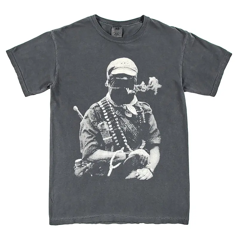 New Rare Zapatista Subcomandante Marcos Revolucion EZLN Comandante Emiliano Zapata Retro T Shirt Vintage Style