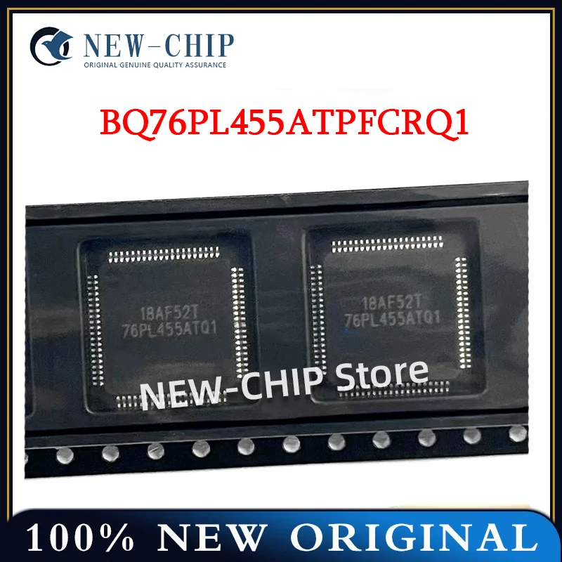 1PCS-10PCS/LOT  BQ76PL455ATPFCRQ1   76PL455ATQ1   TQFP80   New Original