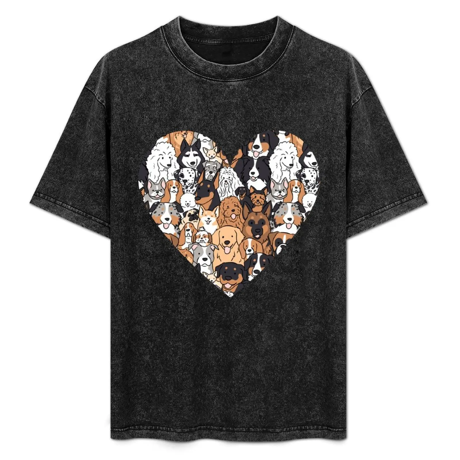 

So many dogs! A cute cartoon dog breeds illustration pattern T-Shirt Quick Dry Outdoor Sports T-Shirt