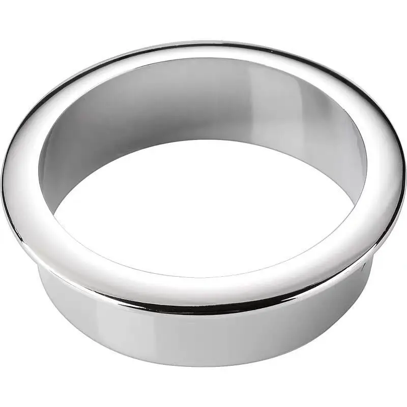 Hot  Desk Wire Hole Cover Base 60mm Table Cable Outlet pc Grommet Port protector Cabinet vent decor ring Furniture Hardware