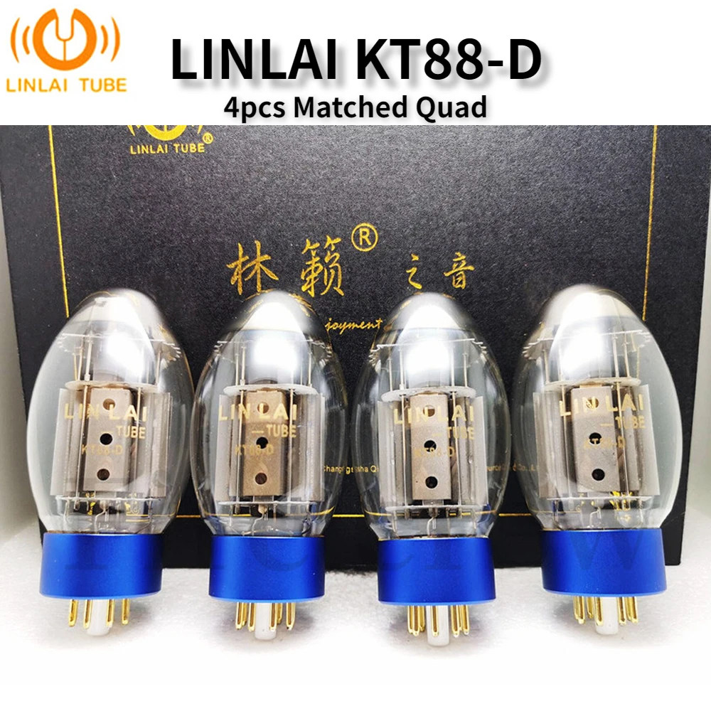 LINLAI KT88-D KT88-T HIFI KT88 Tube Replaces 6550 KT88 Vacuum Tube Amplifier HIFI Audio Amp Original Genuine Exact Match