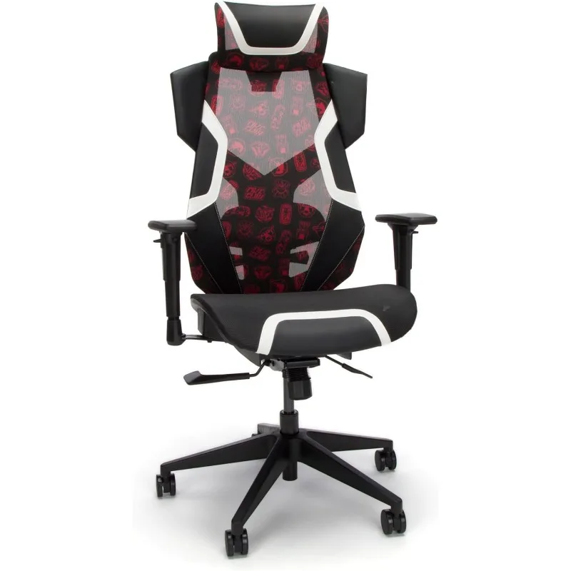 

FLEXX FaZe Clan Mesh Gaming Chair With Lumbar Support, Ergonomic Gaming Chair with Recline/Tilt Tension Controls,Adjustable Arms