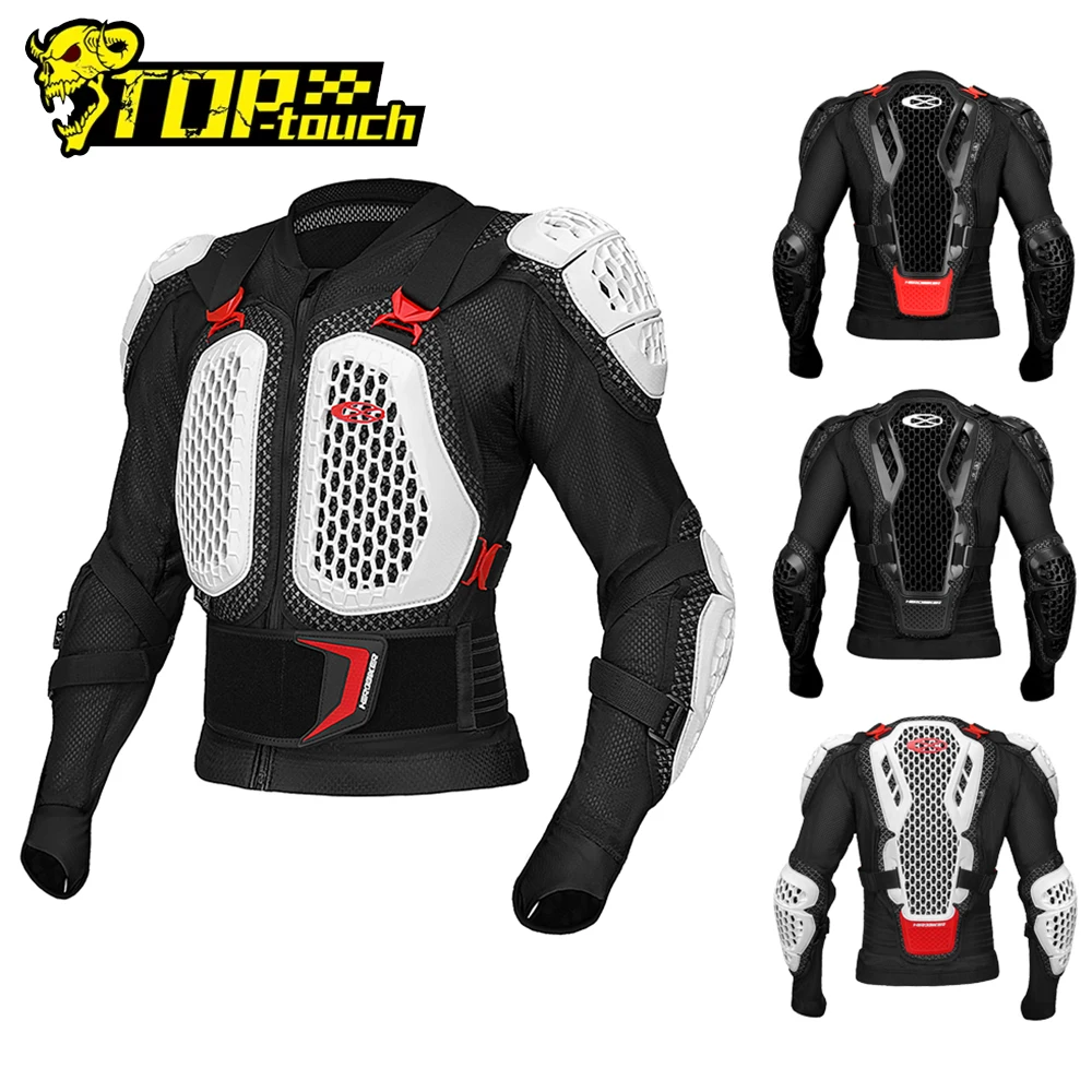Men's Motorcycle Armor Jackets Anti-Fall Motorbike Body Armor Jackets Wear-Resistant Motocross Riding Clothing Protection M-3XL