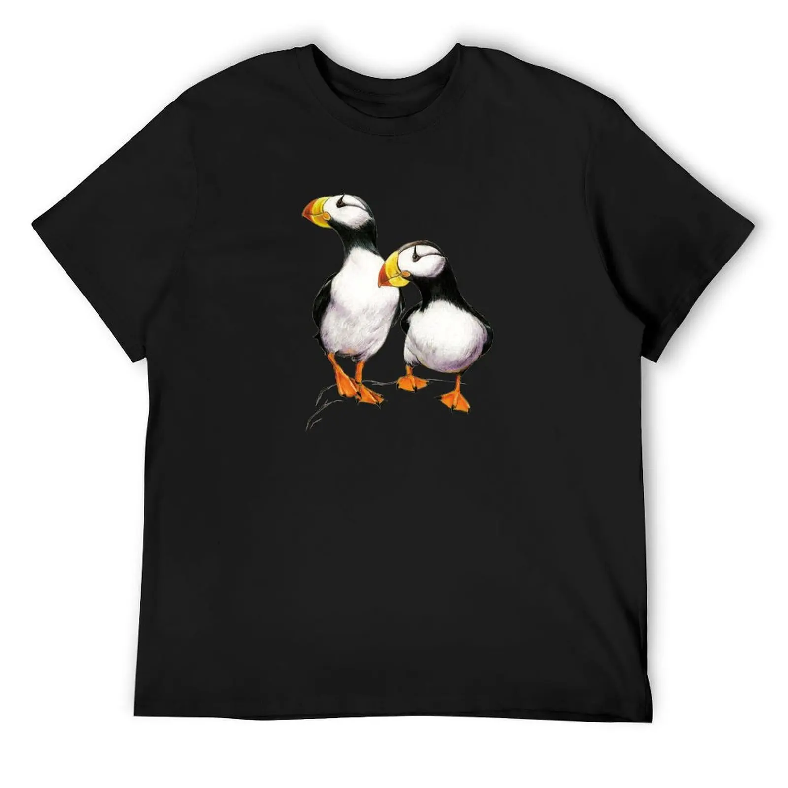 

Puffins T-Shirt cute tops graphic t shirt vintage korean fashion T-shirts man mens graphic t-shirts hip hop