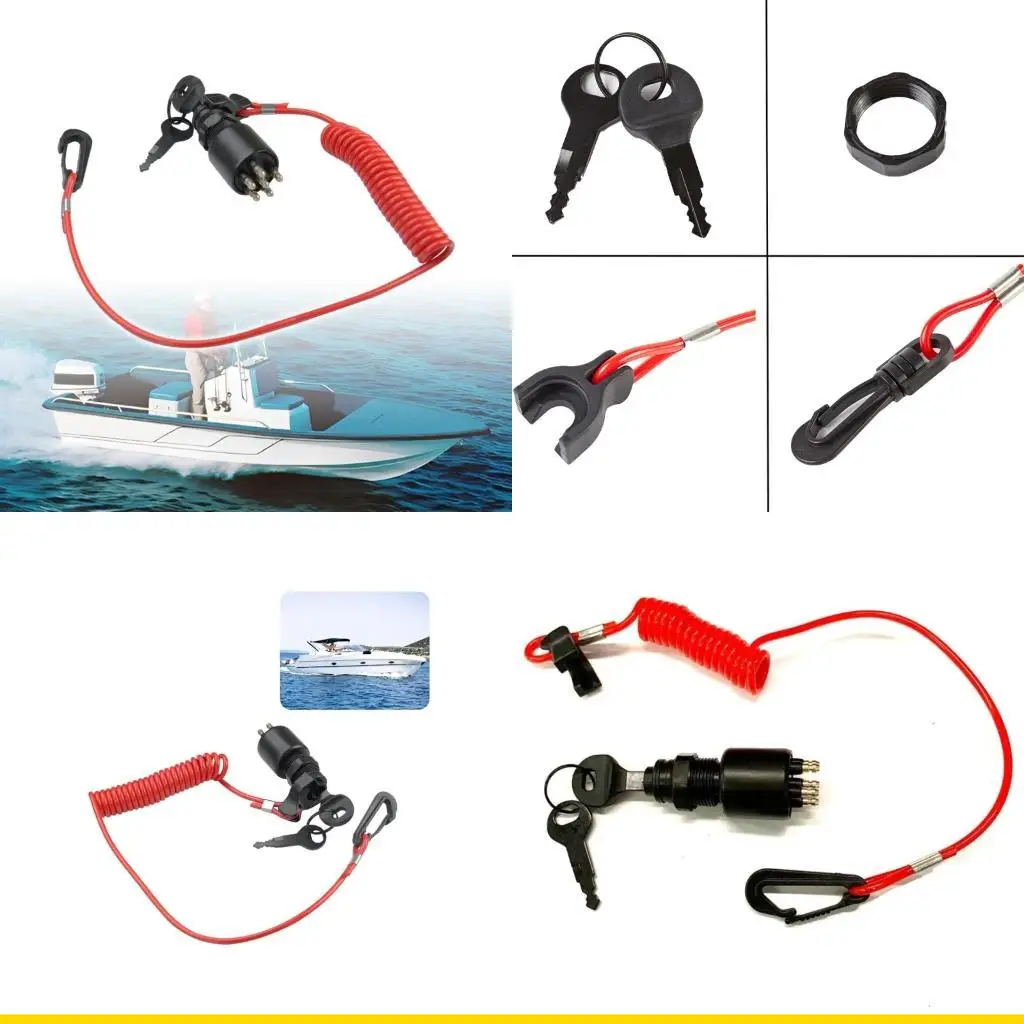 

SZCH Safety Lanyard Ignitions Switches 175974 For Evinrude Boat Motor