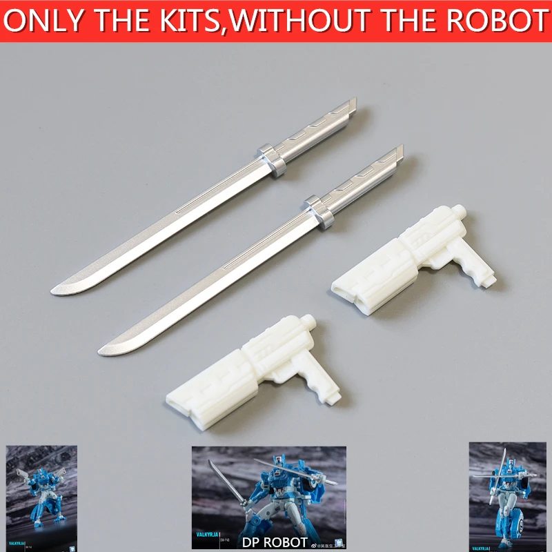 

NEW DR.Wu DW-P48 SWORD Double Gun Weapon Upgrade Kit For Transformation Valkyrja Action Figure Accessories