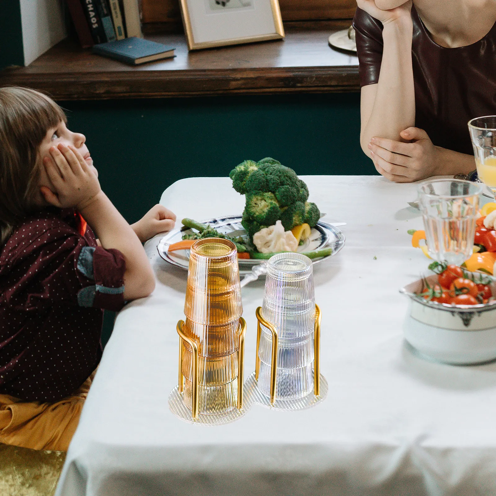 

Paper Cup Storage Holder Fashionable Unique Cup Dispenser for Coffee Cafe Bar Home Kitchen Countertop Milk Tea