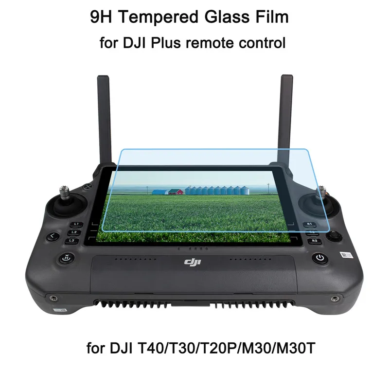 9H Tempered Glass Film for DJI RC Plus for DJI T40/T30/T20P/M30/M30T Drone Remote Controller Screen Anti-Scratch HD Film Cover